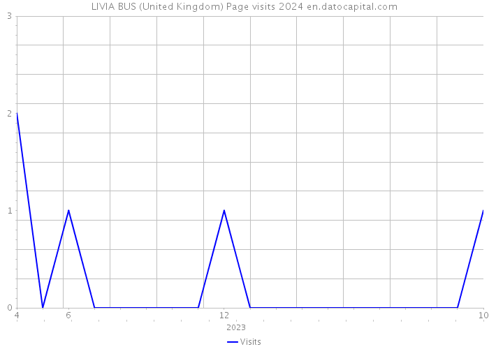 LIVIA BUS (United Kingdom) Page visits 2024 