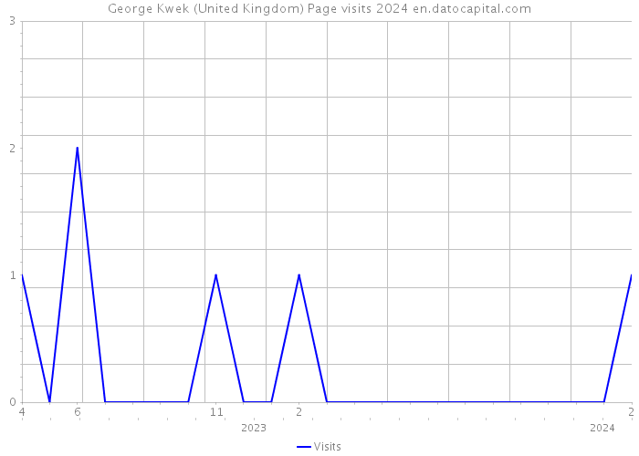 George Kwek (United Kingdom) Page visits 2024 