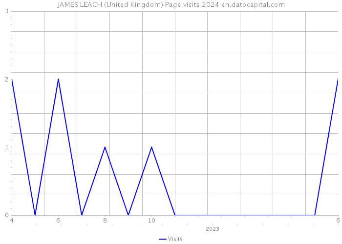 JAMES LEACH (United Kingdom) Page visits 2024 