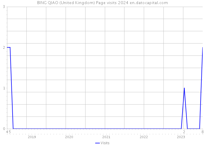 BING QIAO (United Kingdom) Page visits 2024 
