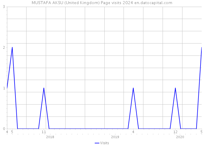 MUSTAFA AKSU (United Kingdom) Page visits 2024 