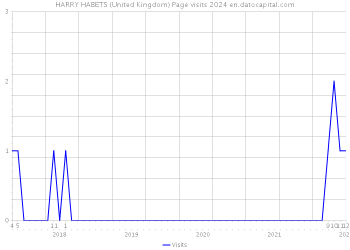HARRY HABETS (United Kingdom) Page visits 2024 