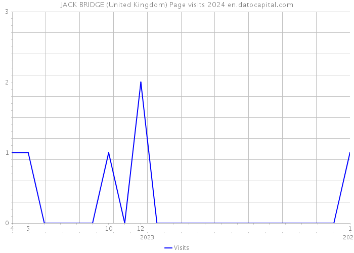 JACK BRIDGE (United Kingdom) Page visits 2024 
