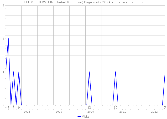 FELIX FEUERSTEIN (United Kingdom) Page visits 2024 