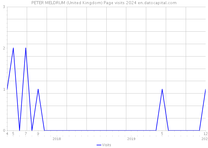 PETER MELDRUM (United Kingdom) Page visits 2024 