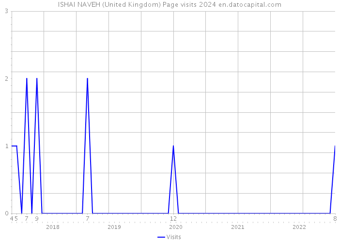 ISHAI NAVEH (United Kingdom) Page visits 2024 