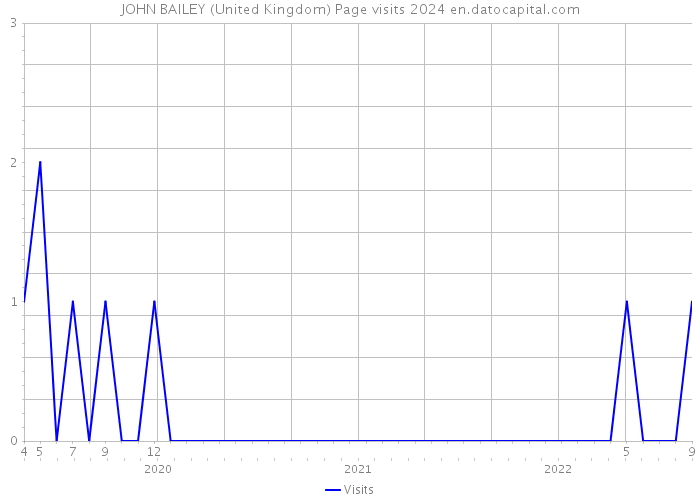 JOHN BAILEY (United Kingdom) Page visits 2024 