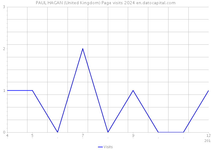 PAUL HAGAN (United Kingdom) Page visits 2024 