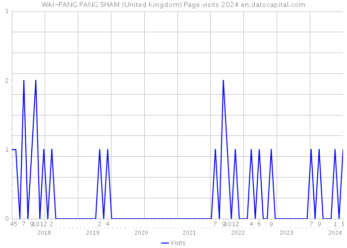 WAI-PANG PANG SHAM (United Kingdom) Page visits 2024 