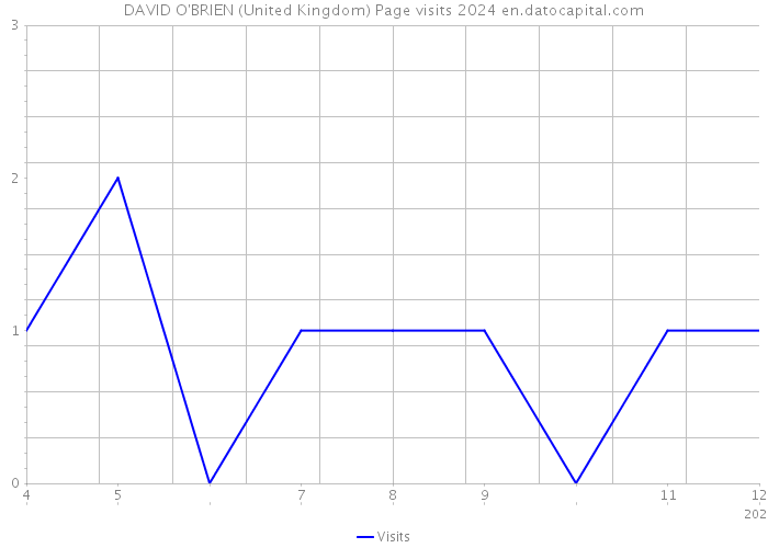 DAVID O'BRIEN (United Kingdom) Page visits 2024 