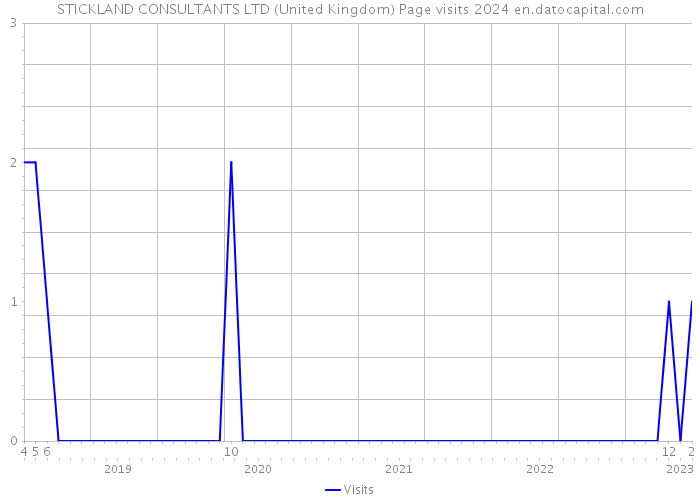STICKLAND CONSULTANTS LTD (United Kingdom) Page visits 2024 