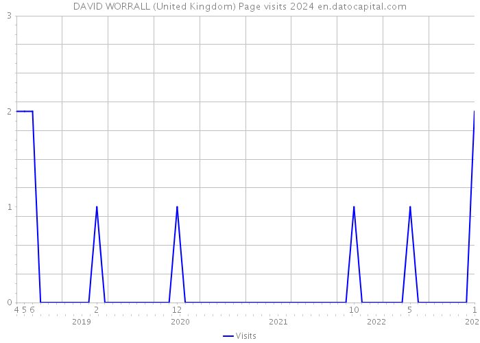 DAVID WORRALL (United Kingdom) Page visits 2024 