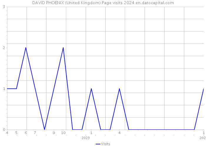 DAVID PHOENIX (United Kingdom) Page visits 2024 