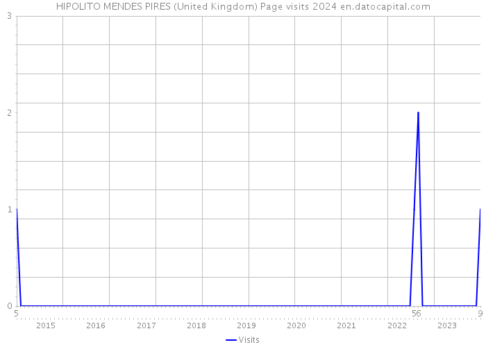 HIPOLITO MENDES PIRES (United Kingdom) Page visits 2024 
