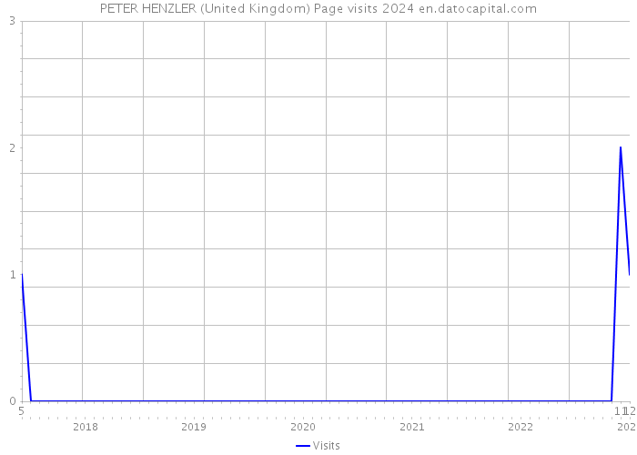 PETER HENZLER (United Kingdom) Page visits 2024 