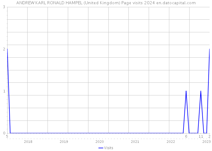 ANDREW KARL RONALD HAMPEL (United Kingdom) Page visits 2024 