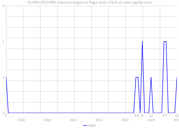 FLORIS DICHTER (United Kingdom) Page visits 2024 