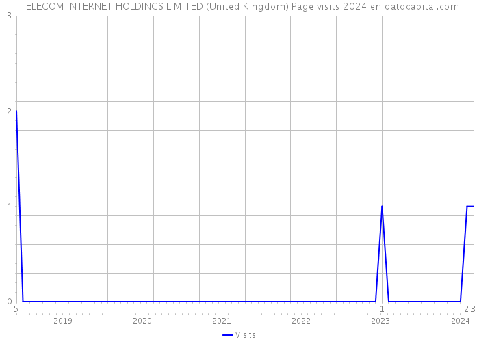 TELECOM INTERNET HOLDINGS LIMITED (United Kingdom) Page visits 2024 
