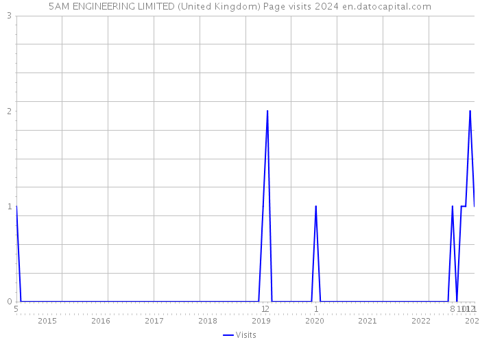 5AM ENGINEERING LIMITED (United Kingdom) Page visits 2024 