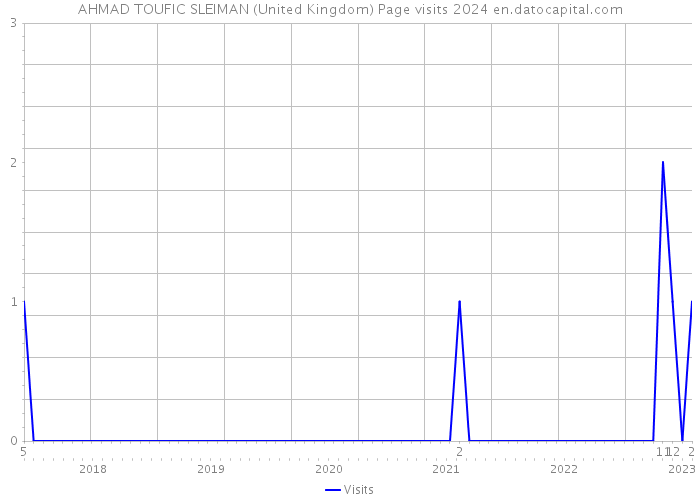 AHMAD TOUFIC SLEIMAN (United Kingdom) Page visits 2024 