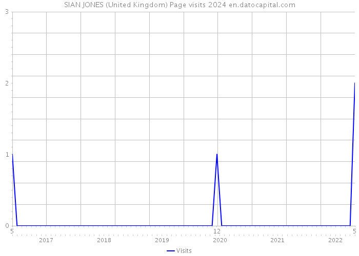 SIAN JONES (United Kingdom) Page visits 2024 