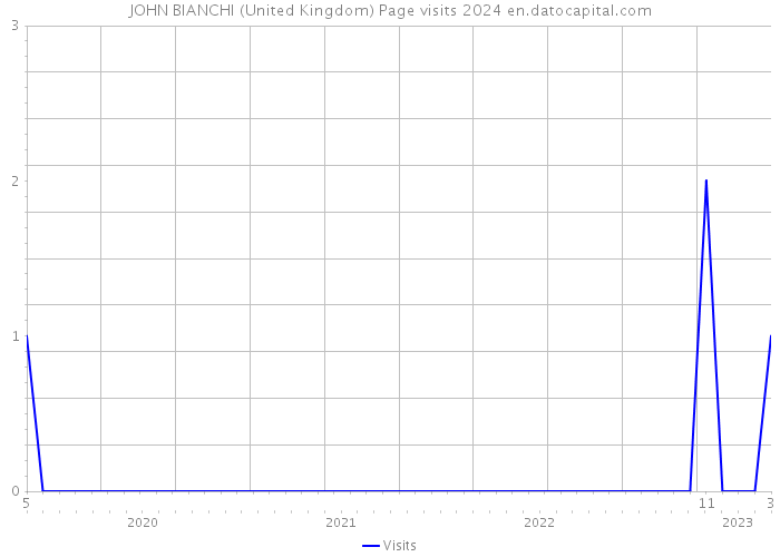 JOHN BIANCHI (United Kingdom) Page visits 2024 