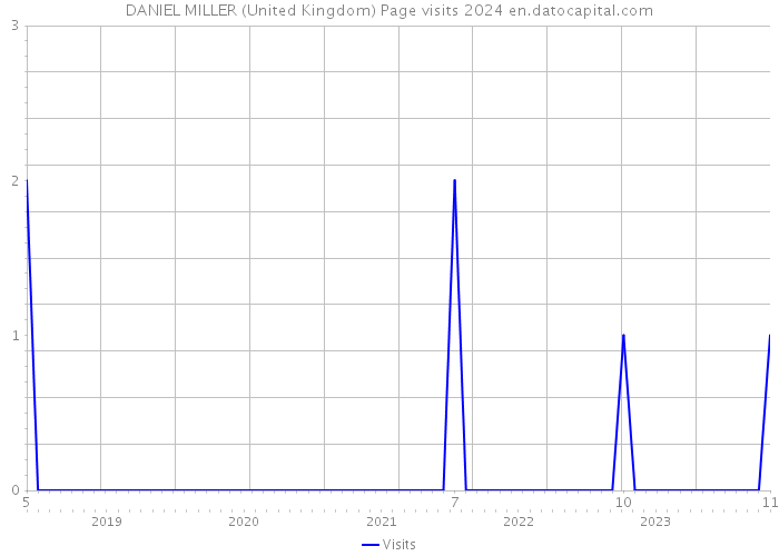 DANIEL MILLER (United Kingdom) Page visits 2024 