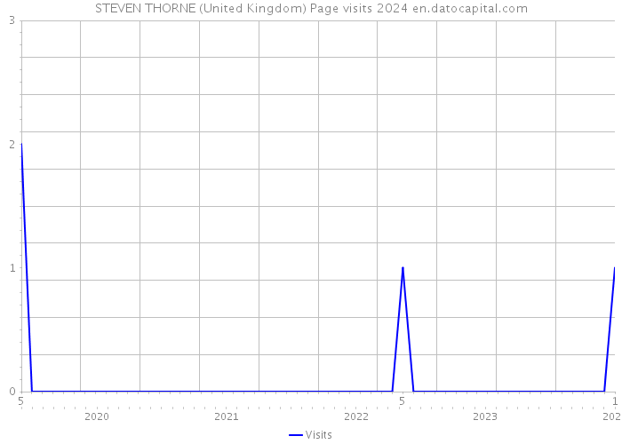 STEVEN THORNE (United Kingdom) Page visits 2024 