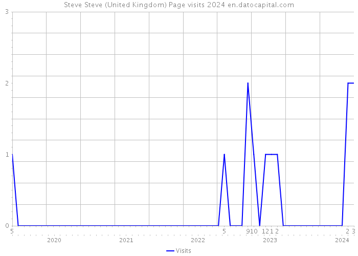 Steve Steve (United Kingdom) Page visits 2024 