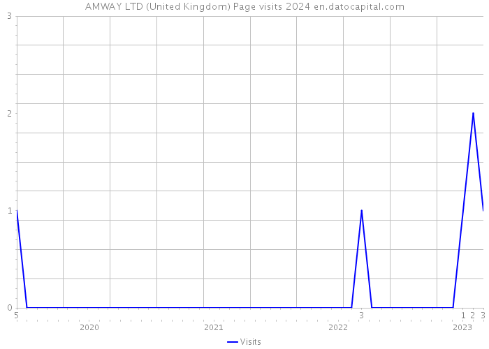 AMWAY LTD (United Kingdom) Page visits 2024 