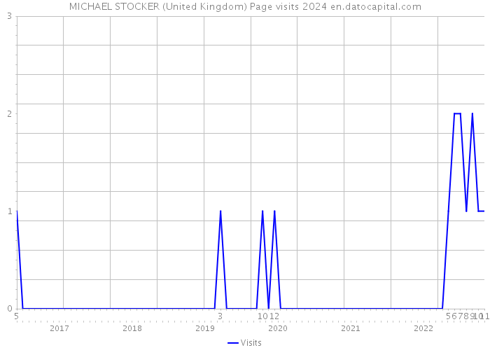 MICHAEL STOCKER (United Kingdom) Page visits 2024 