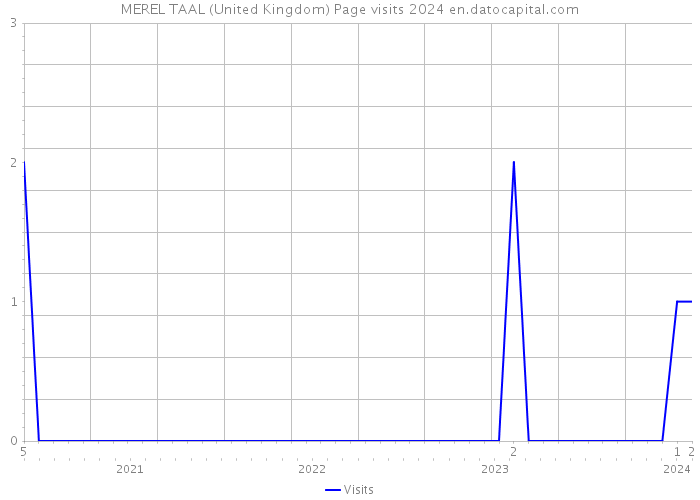 MEREL TAAL (United Kingdom) Page visits 2024 