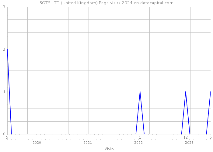 BOTS LTD (United Kingdom) Page visits 2024 