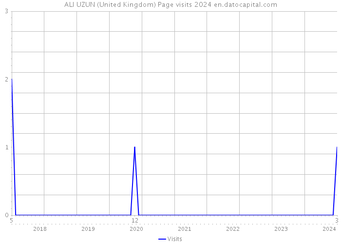 ALI UZUN (United Kingdom) Page visits 2024 