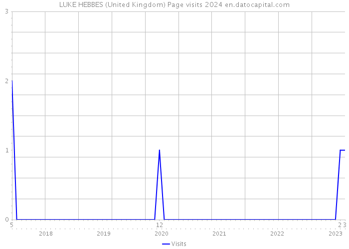 LUKE HEBBES (United Kingdom) Page visits 2024 