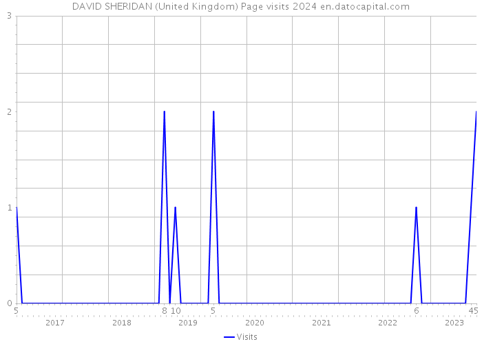 DAVID SHERIDAN (United Kingdom) Page visits 2024 