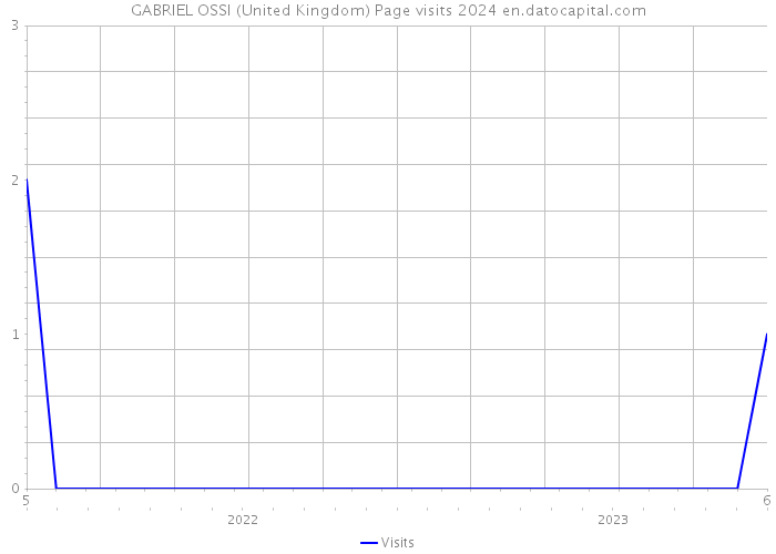 GABRIEL OSSI (United Kingdom) Page visits 2024 