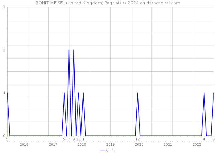 RONIT MEISEL (United Kingdom) Page visits 2024 