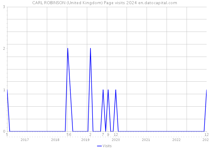 CARL ROBINSON (United Kingdom) Page visits 2024 