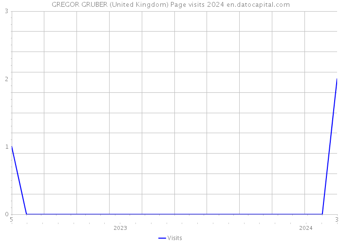 GREGOR GRUBER (United Kingdom) Page visits 2024 