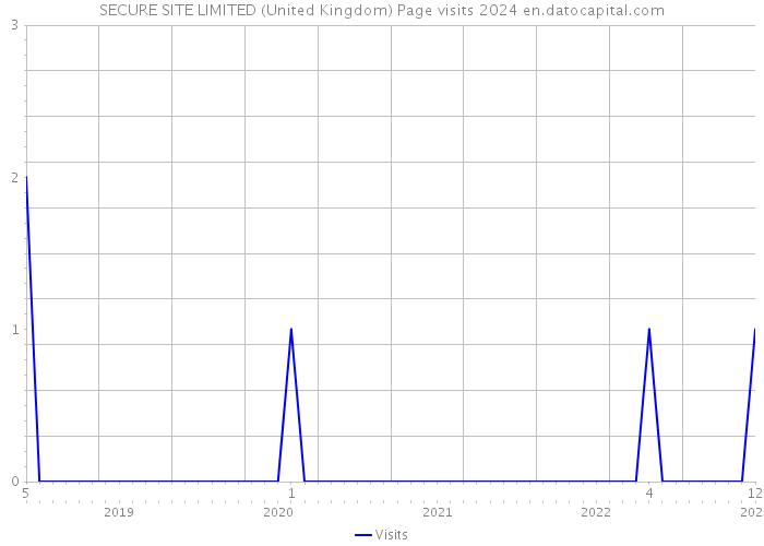 SECURE SITE LIMITED (United Kingdom) Page visits 2024 