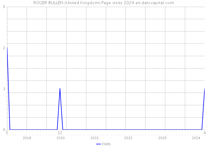 ROGER BULLEN (United Kingdom) Page visits 2024 