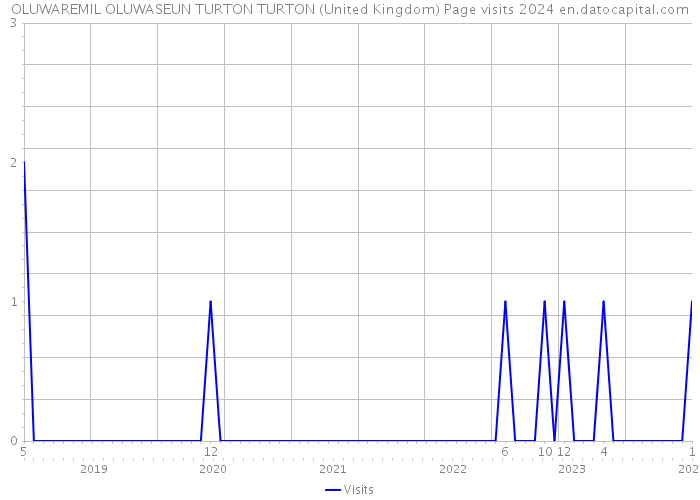OLUWAREMIL OLUWASEUN TURTON TURTON (United Kingdom) Page visits 2024 