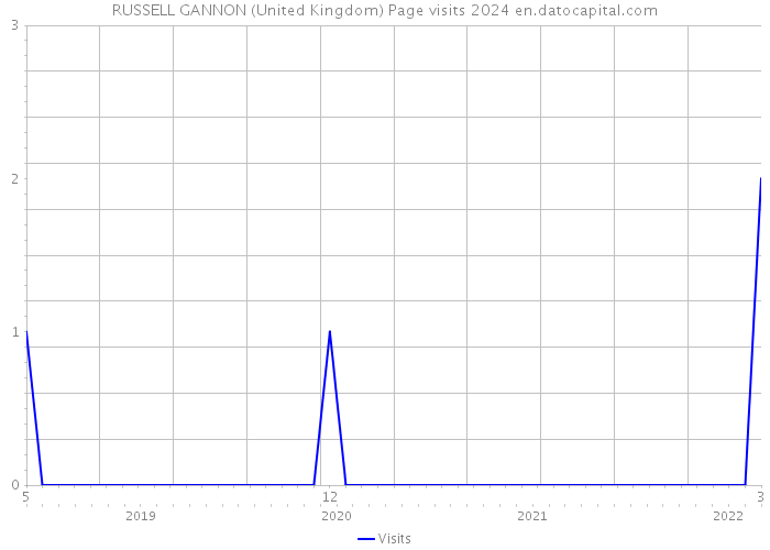 RUSSELL GANNON (United Kingdom) Page visits 2024 