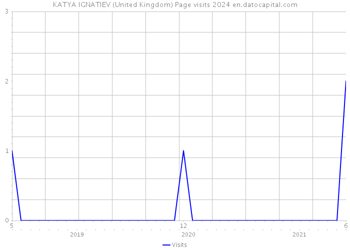 KATYA IGNATIEV (United Kingdom) Page visits 2024 