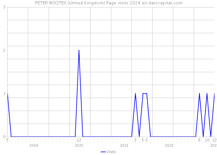 PETER BOOTES (United Kingdom) Page visits 2024 