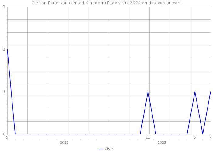Carlton Patterson (United Kingdom) Page visits 2024 