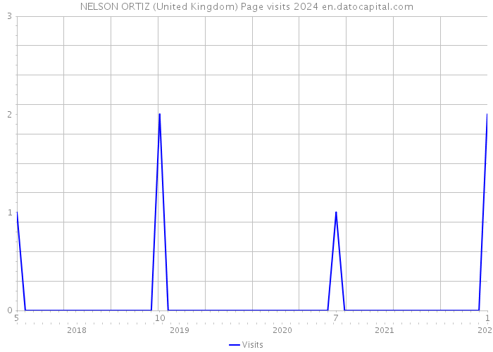 NELSON ORTIZ (United Kingdom) Page visits 2024 