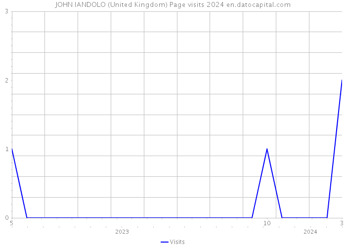 JOHN IANDOLO (United Kingdom) Page visits 2024 