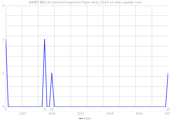 JAMES BELCH (United Kingdom) Page visits 2024 